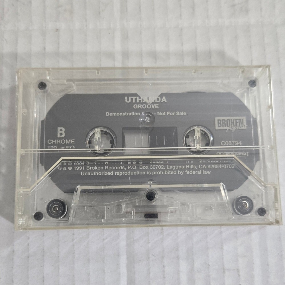 Uthanda Groove Cassette Tape 1991 PROMO Demo Broken Records Christian Alt Rock